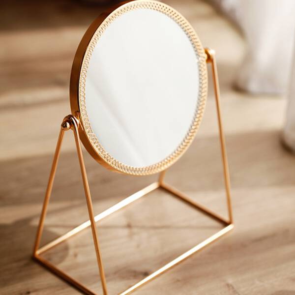 ขาย กระจกแต่งหน้าสีทอง Golden Mirror ราคาพิเศษ