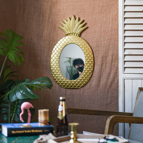 กระจกตกแต่งบ้านกรอบสับปะรด – Pineapple Mirror