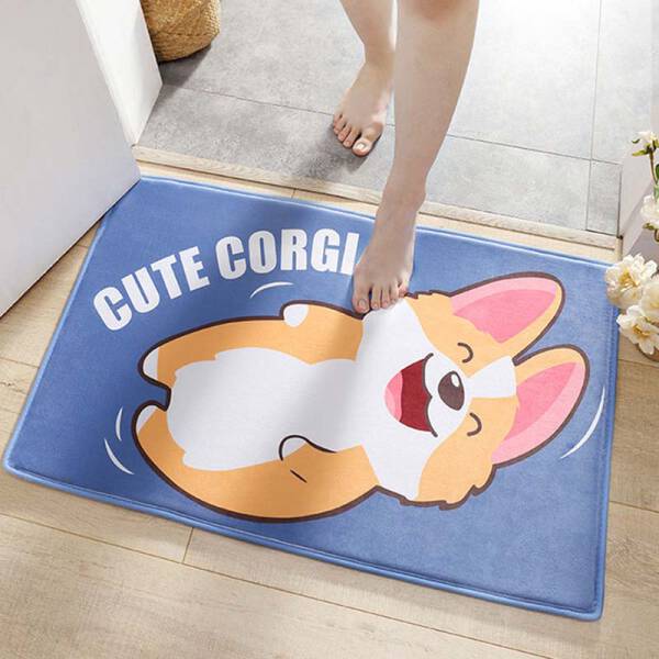 ขาย พรมเช็ดเท้าคอร์กี้เลิฟเวอร์ Corgi Door Mat ราคาพิเศษ