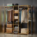 ขาย ชั้นแขวนผ้าอเนกประสงค์ Bamboo Clothes Shelf พิเศษ ราคา