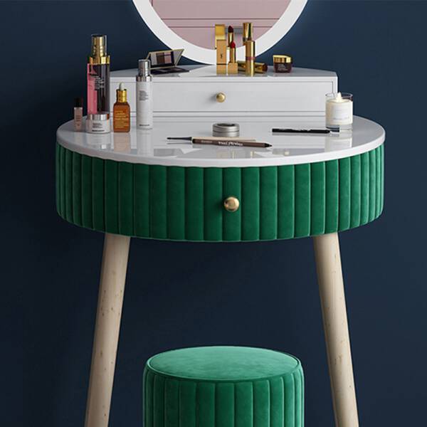 ขาย ชุดโต๊ะเครื่องแป้ง - Circle Dressing Table Set ลดราคา