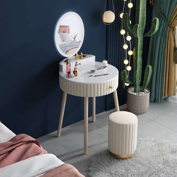 ขาย ชุดโต๊ะเครื่องแป้ง - Circle Dressing Table Set ลด ราคาพิเศษ