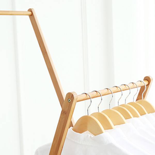 ขาย ราวแขวนเสื้อผ้าไม้ไผ่ Cross Clothes Shelf พิเศษ