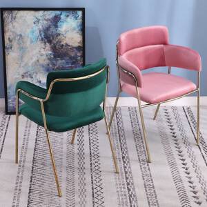Decorative Chair I ขาย เก้าอี้สำหรับตกแต่งบ้าน สีเขียว สีชมพู