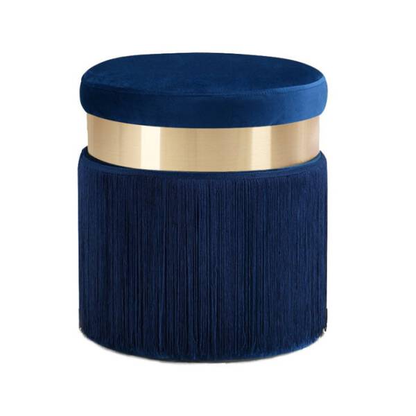 ขาย เก้าอี้เสริมสำหรับห้องรับแขก สีน้ำเงิน - Decorative Stool III