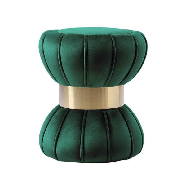 ขาย เก้าอี้เสริมสำหรับห้องนอนห้องรับแขก สีเขียวเข้ม - Decorative Stool IV
