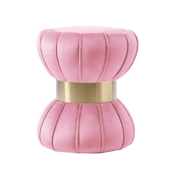ขาย เก้าอี้เสริมสำหรับห้องนอนห้องรับแขก สีชมพูเข้ม - Decorative Stool IV