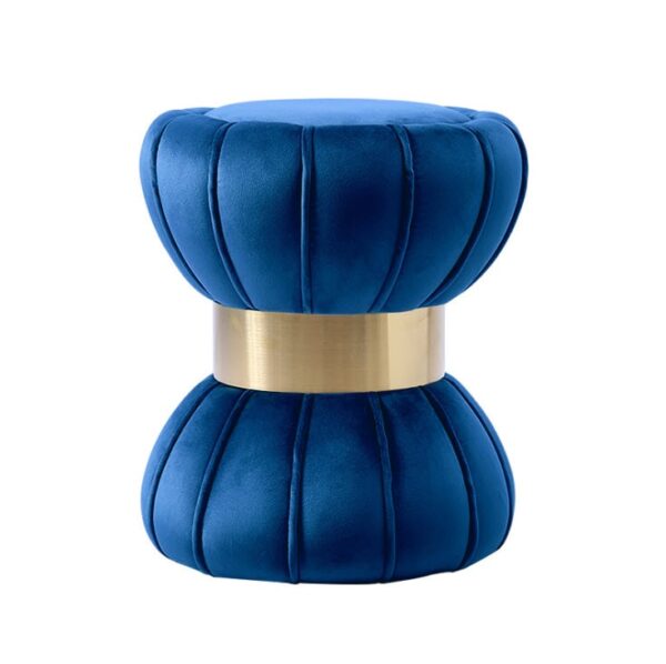 ขาย เก้าอี้เสริมสำหรับห้องนอนห้องรับแขก สีน้ำเงิน - Decorative Stool IV