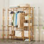 ขาย ชั้นแขวนผ้าอเนกประสงค์ Bamboo Clothes Shelf พิเศษลดราคา