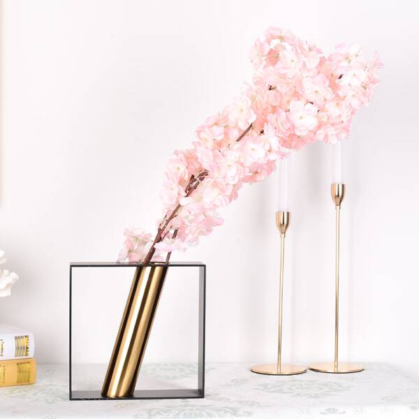 ขาย แจกันสำหรับตกแต่งบ้านรูปแบบใหม่ Golden Decorative Vase Set พิเศษ