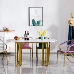 ขาย โต๊ะอาหารลายหินอ่อน Marble Dining Table