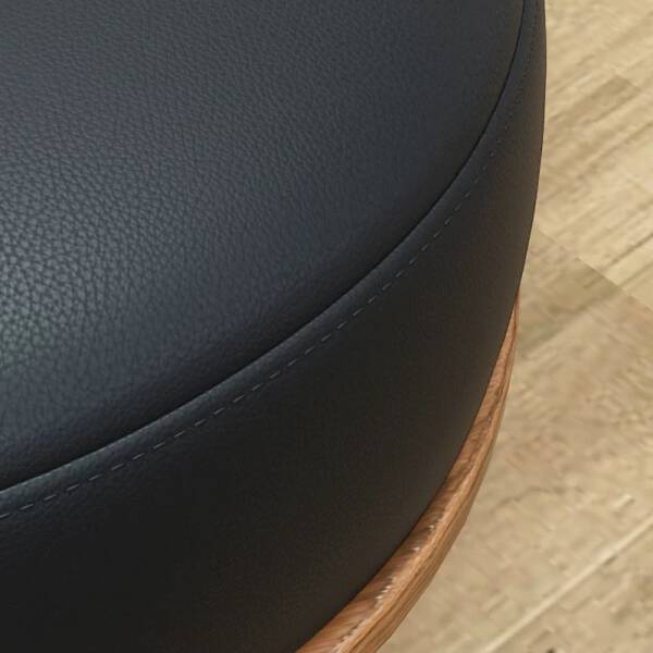 Minimal Stool ขาย ม้านั่งสไตล์มินิมอล เบาะดำ