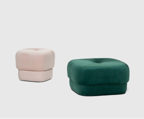 ขาย เก้าอี้สี่เหลี่ยมหุ้มกำมะหยี่สำหรับตกแต่งบ้าน ราคา