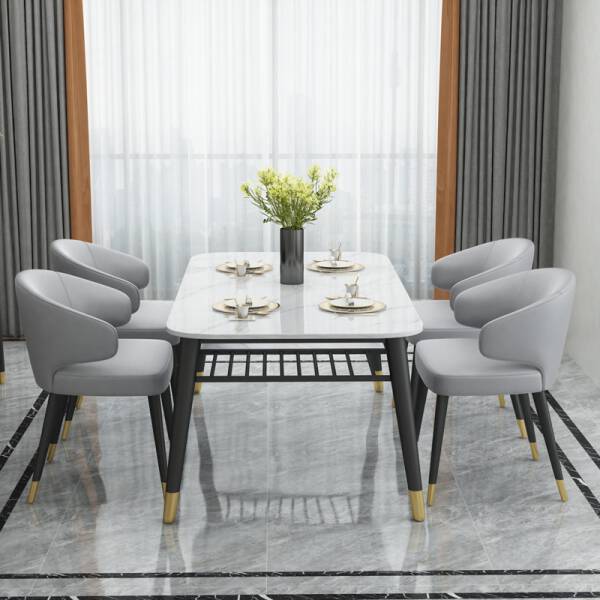 ขาย โต๊ะทานข้าวท็อปหินอ่อน Premium Dining Table