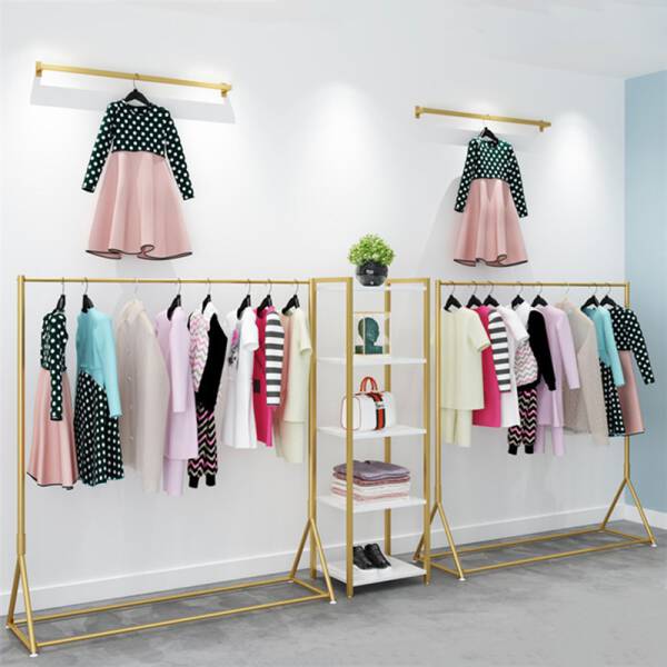 ขาย ราวแขวนผ้าสีทอง Golden Clothes Rack ราคา