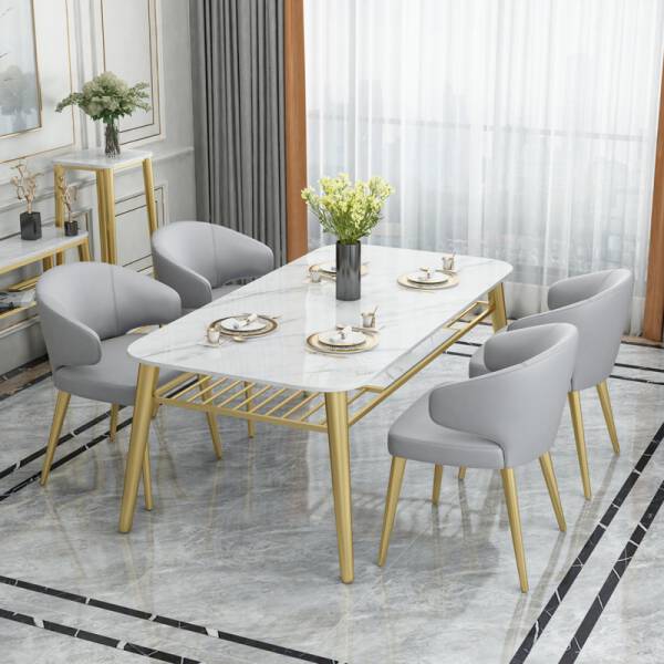 ขาย โต๊ะทานข้าวท็อปหินอ่อน Premium Dining Table ลดราคาพิเศษ