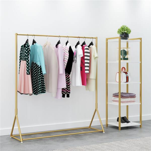 ขาย ราวแขวนผ้าสีทอง Golden Clothes Rack ราคาพิเศษ