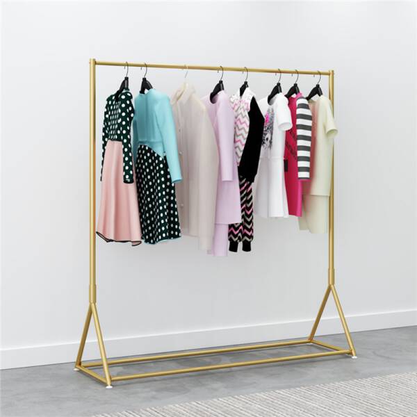 ขาย ราวแขวนผ้าสีทอง Golden Clothes Rack