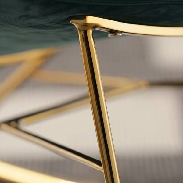 ขา เก้าอี้โยกหุ้มกำมะหยี่ Premium Rocking Chair