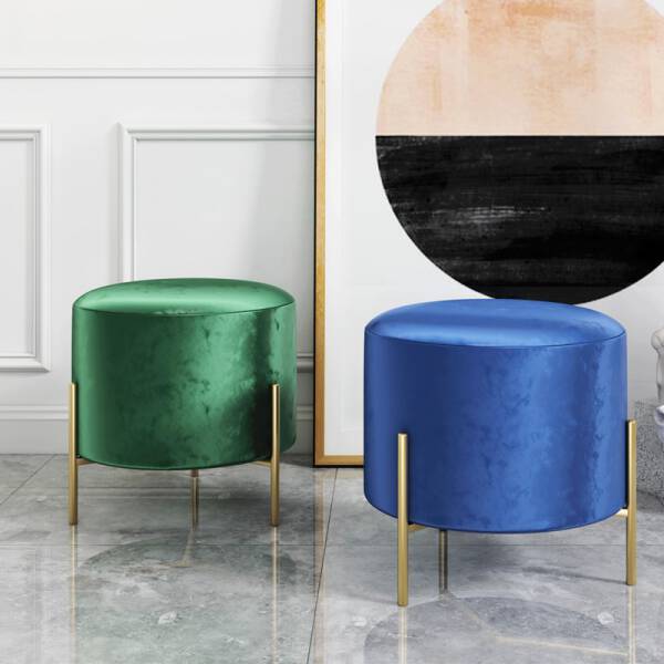 Round Velvet Stool เก้าอี้สำหรับแต่งบ้าน ราคาพิเศษ
