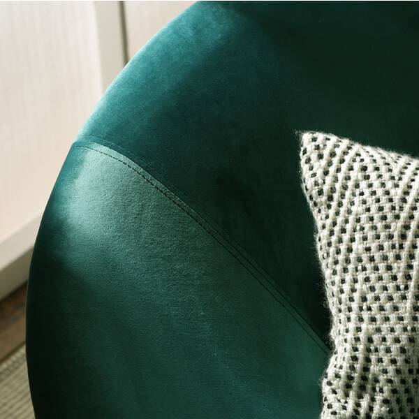 ผนักพิง เก้าอี้โยกหุ้มกำมะหยี่ Premium Rocking Chair