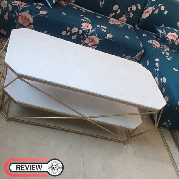 รีวิว โต๊ะกลางท็อปหินอ่อนสองชั้น - Two Layers Coffee Table