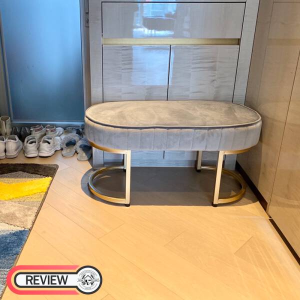 รีวิว ม้านั่งยาวสำหรับตกแต่งบ้านหุ้มกำมะหยี่สไตล์พรีเมี่ยม