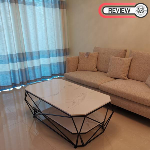 รีวิว โต๊ะกลางท็อปหินอ่อนสองชั้น - Two Layers Coffee Table