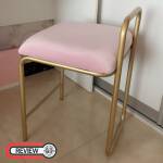 รีวิว เก้าอี้สำหรับโต๊ะเครื่องแป้ง สีชมพู