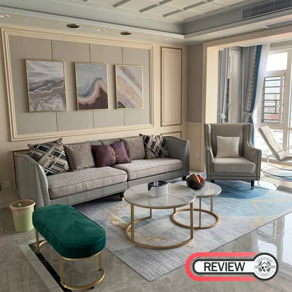 รีวิว ม้านั่งยาวสำหรับตกแต่งบ้านหุ้มกำมะหยี่สไตล์พรีเมี่ยม