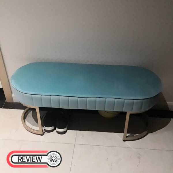 รีวิว ม้านั่งยาวสำหรับตกแต่งบ้านหุ้มกำมะหยี่สไตล์พรีเมี่ยม