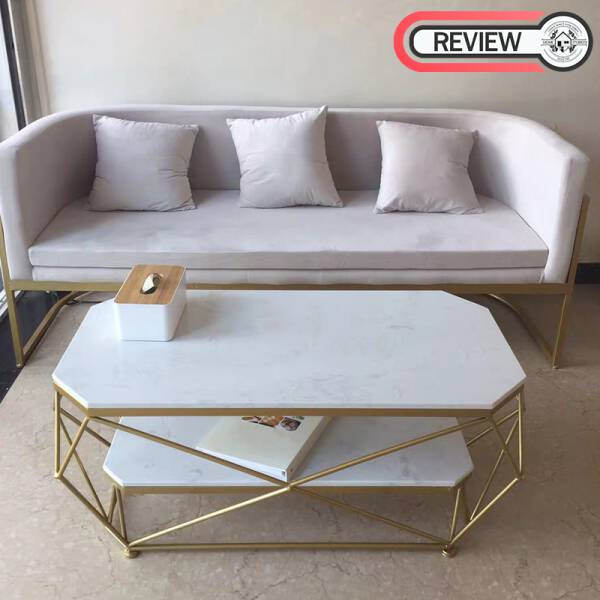 รีวิว โต๊ะกลางท็อปหินอ่อนสองชั้น - Two Layers Coffee Table