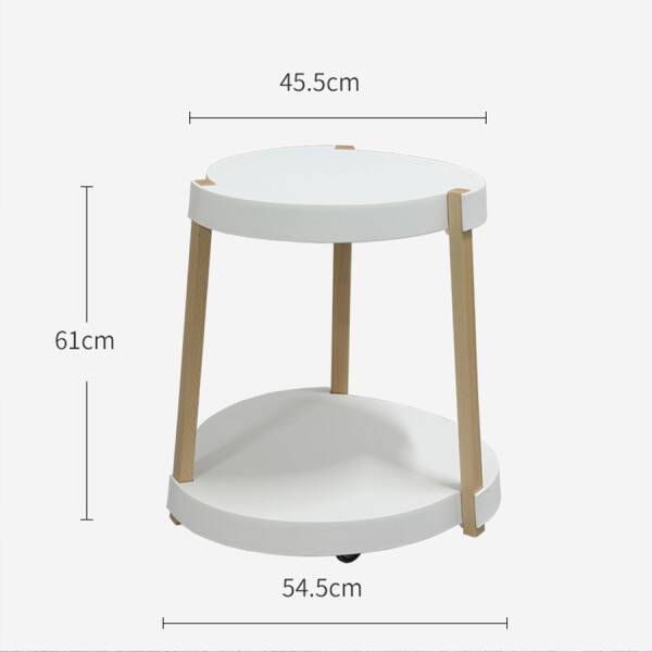 ขนาด โต๊ะข้างเตียงข้างโซฟาอเนกประสงค์