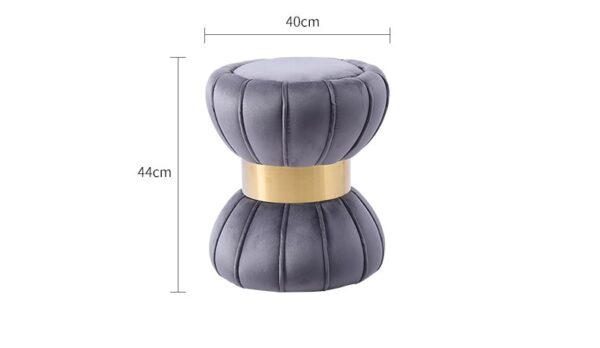 ขนาด เก้าอี้เสริมสำหรับห้องนอนห้องรับแขก - Decorative Stool IV