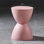 ขนาด Pastel Stool ขาย ราคาพิเศษ เก้าอี้สำหรับแต่งบ้าน สีชมพู