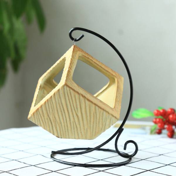 ขาย กระถางต้นไม้ตั้งโต๊ะ Woody Flower Pot ลด