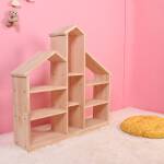 ขาย ชั้นวางของอเนกประสงค์สำหรับแต่งบ้าน Wooden Decorative Book Shelf Set ลดราคา