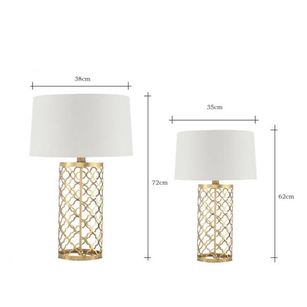ขาย โคมไฟตั้งโต๊ะสำหรับตกแต่งบ้าน Luxury Table Lamp ขนาด