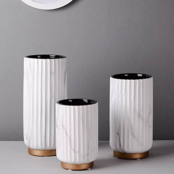 ขาย แจกันกระถางต้นไม้สำหรับตกแต่งบ้าน Luxury Ceramic Vase ราคาพิเศษ