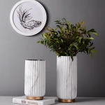 ขาย แจกันกระถางต้นไม้สำหรับตกแต่งบ้าน Luxury Ceramic Vase ราคา