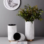 ขาย แจกันกระถางต้นไม้สำหรับตกแต่งบ้าน Luxury Ceramic Vase ลด ราคา