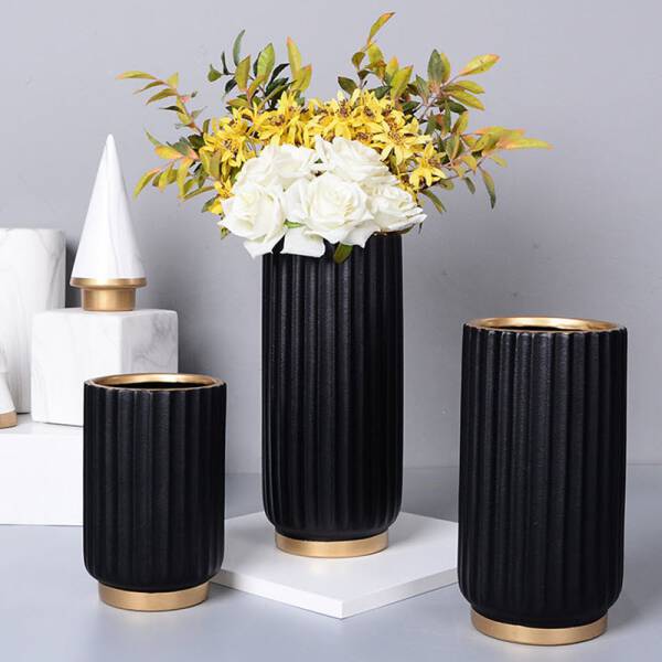 ขาย แจกันกระถางต้นไม้สำหรับตกแต่งบ้าน Luxury Ceramic Vase ราคา พิเศษ
