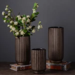 ขาย แจกันกระถางต้นไม้สำหรับตกแต่งบ้าน Luxury Ceramic Vase ลด