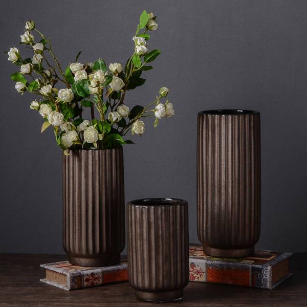 ขาย แจกันกระถางต้นไม้สำหรับตกแต่งบ้าน Luxury Ceramic Vase ลด