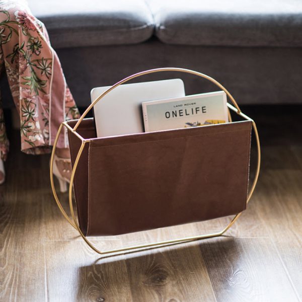 ขาย ชั้นวางหนังสือสำหรับตกแต่งบ้าน Leather Book Shelf ลด พิเศษ