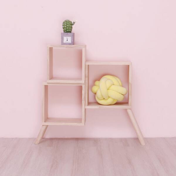 ขาย ชั้นวางของไม้อเนกประสงค์ Wooden Decorative Shelf พิเศษ ราคา