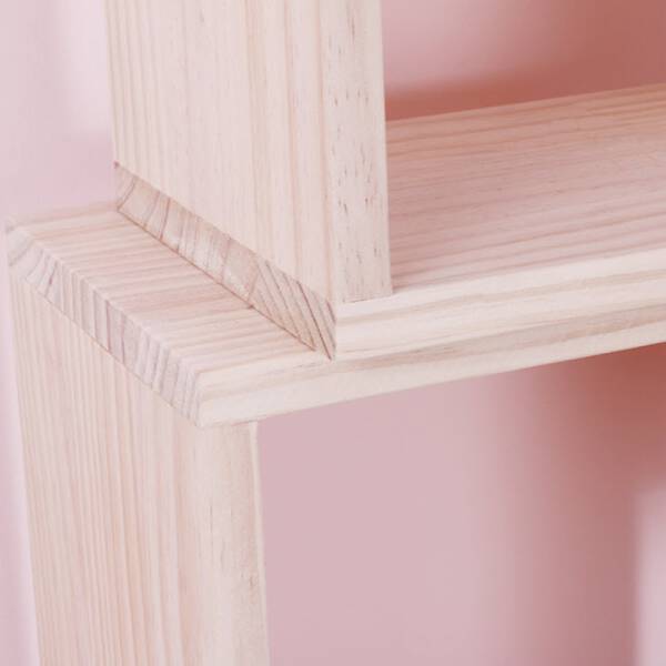 ขาย ชั้นวางของไม้อเนกประสงค์ Wooden Decorative Shelf ลดราคา