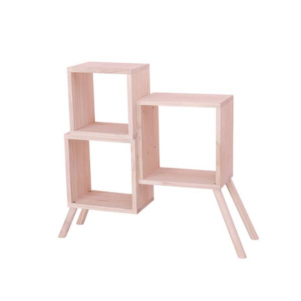 ขาย ชั้นวางของไม้อเนกประสงค์ Wooden Decorative Shelf ลดพิเศษ