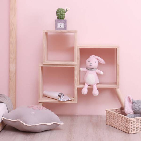 ขาย ชั้นวางของไม้อเนกประสงค์ Wooden Decorative Shelf ลด