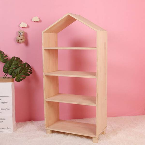 ขาย ชั้นวางของอเนกประสงค์สไตล์มินิมอล Wooden Decorative Book Shelf พิเศษ